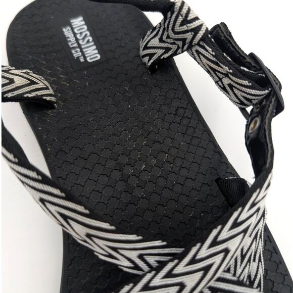 Chaco Z2 Classic Sport Sandal Women's Black Cream Chevron Size US8 EU39 - Picture 7 of 10